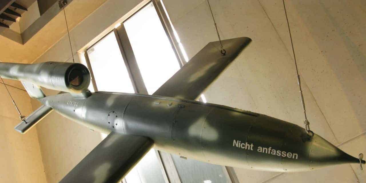 Today in History, the First V1 Rockets were launched by Hitler (1944).