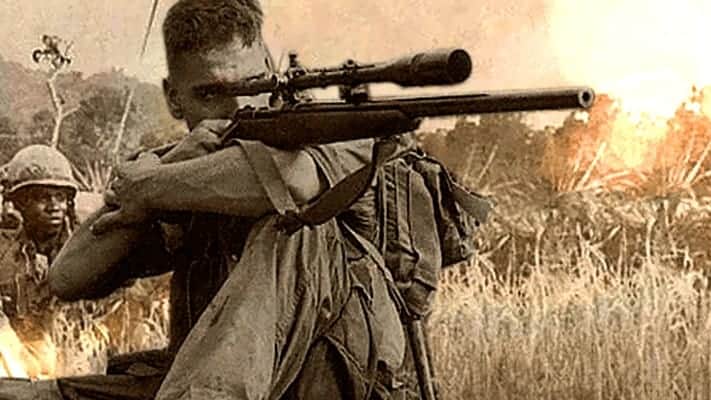 This US Sniper Crawled for 3 Days of Open Field, Killed NVA General & Came Back Without A Scratch