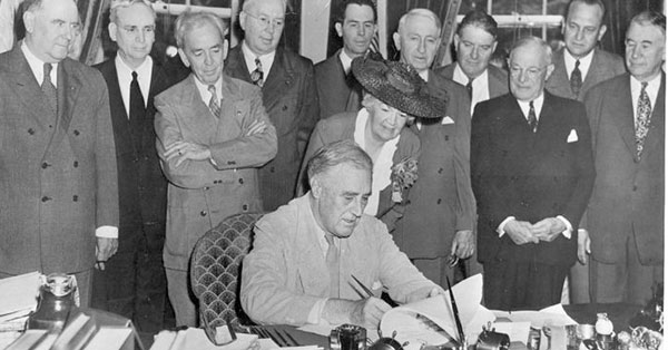 Today in History: Franklin Roosevelt Signs the GI Bill into Law (1944)