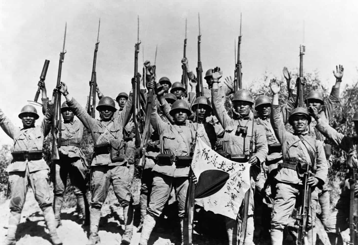 Победа в нападении. Японские солдаты второй мировой Китай. Квантунская армия Японии во второй мировой войне.
