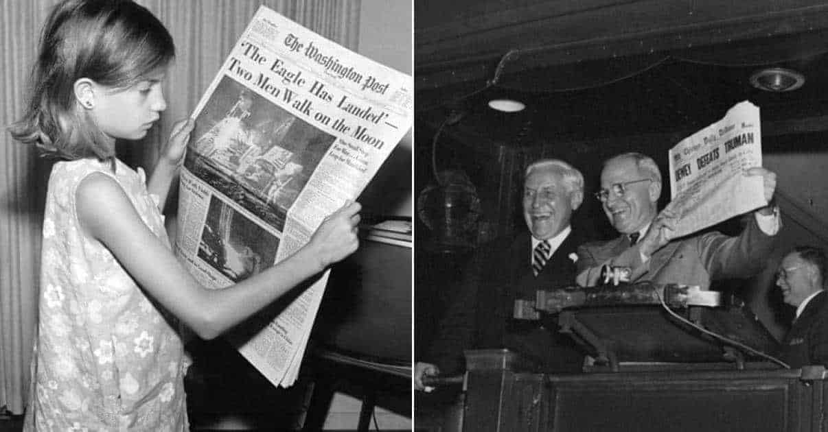 10 Archival Newspaper Headlines that Transport You Back to Major Historical Moments