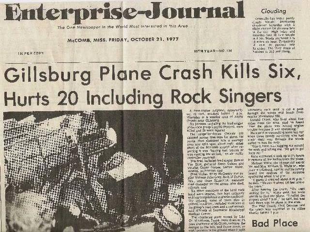10 Details About the Fatal Plane Crash that Was the Death of Lynyrd Skynyrd As We Knew It