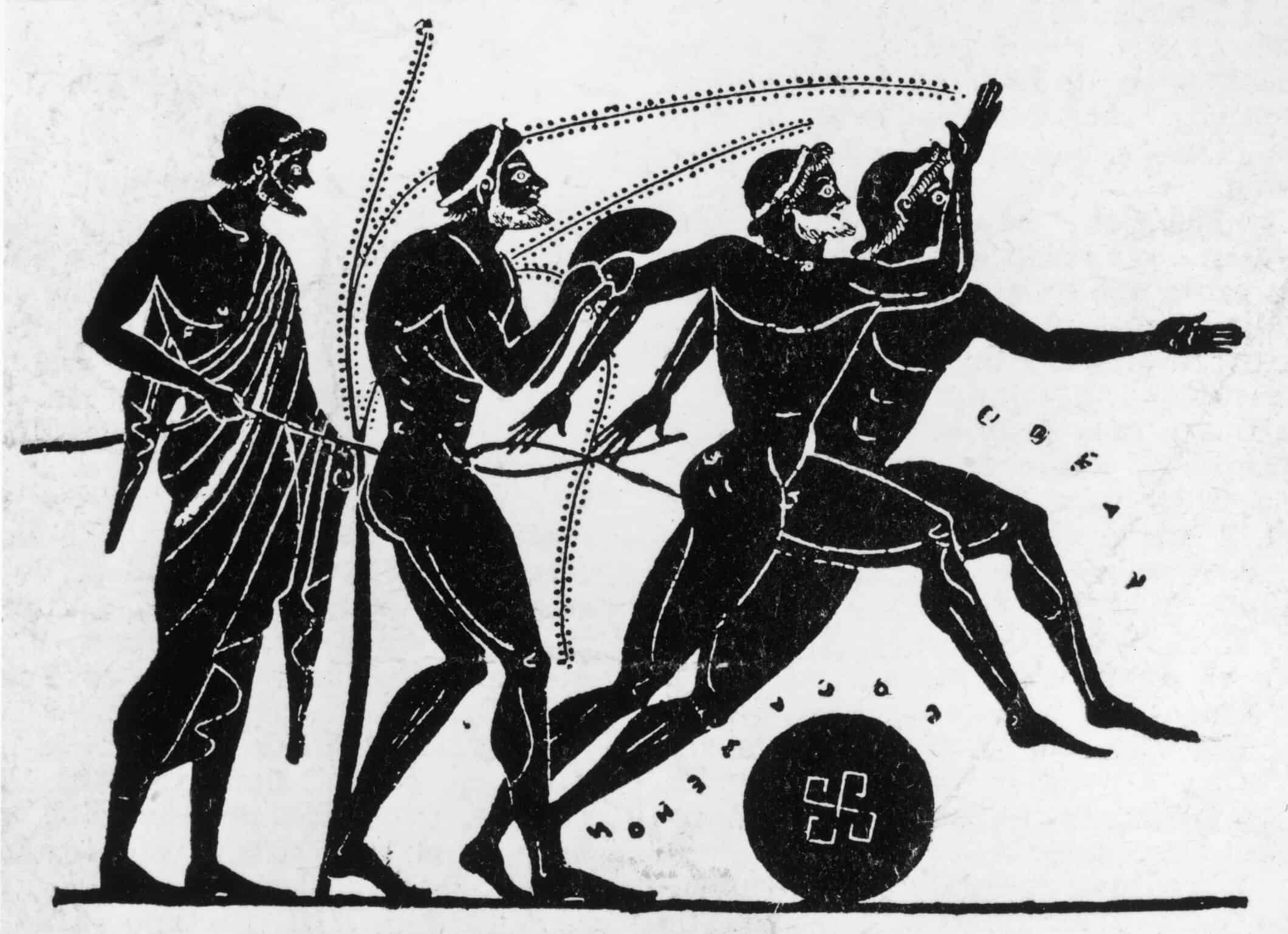 Ancient Greek Olympics 7 Up Sentences Worksheet