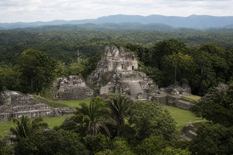 A scene from Caracol, the ancient Maya metropolis in Belize whose true scale remained hidden beneath jungle canopy for…