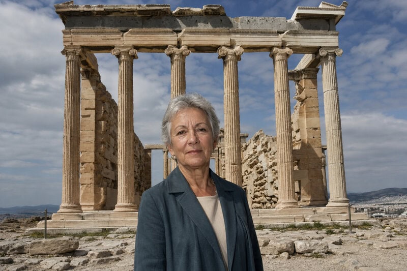 The Parthenon atop Athens