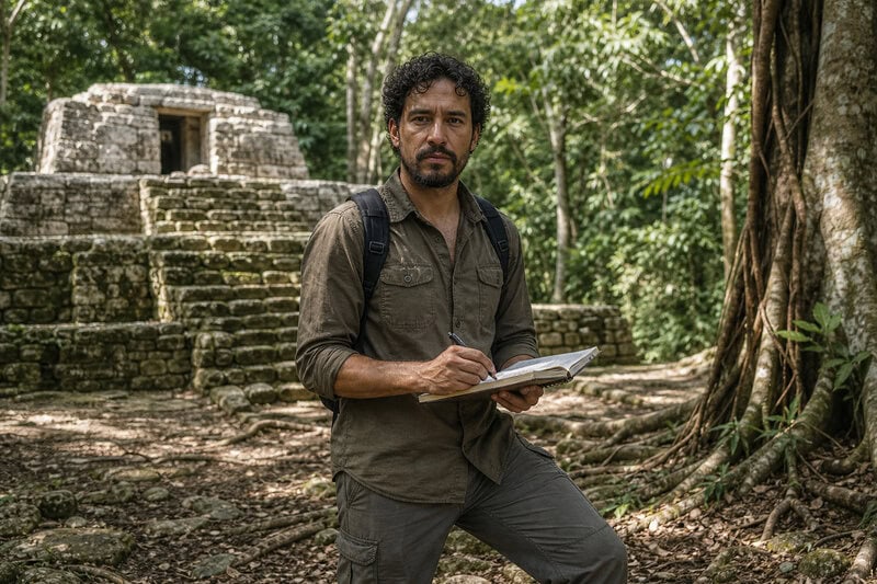 A jungle-reclaimed pre-Columbian earthwork site of the kind disappearing across Suriname before archaeological protections&hellip;