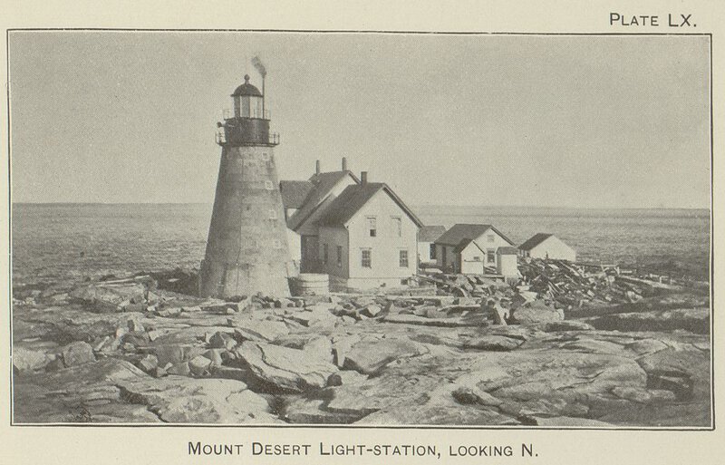 Mount Desert Rock Light-station is the exact landmark near where SS Cornwallis was torpedoed, and this historical photo&hellip;
