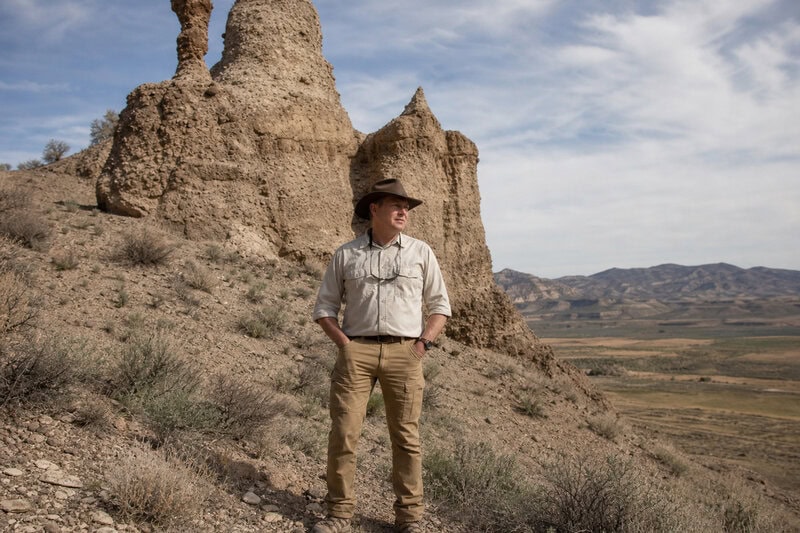 A Utah high desert rock formation conceals what may be North America
